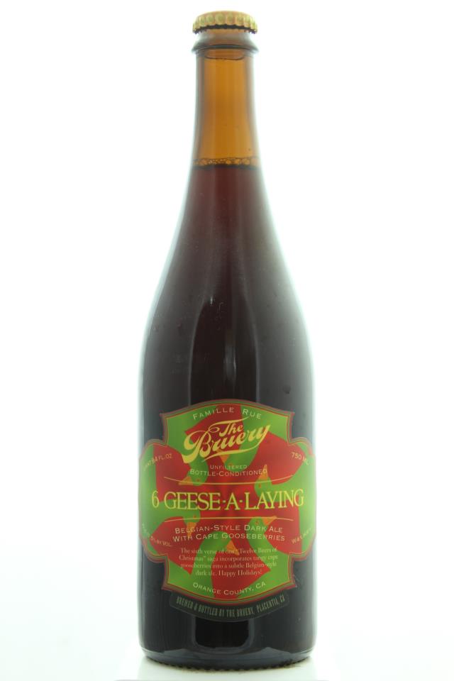 The Bruery 6 Geese A-Laying Belgian-Style Dark Ale Brewed with Cape Gooseberries 2013