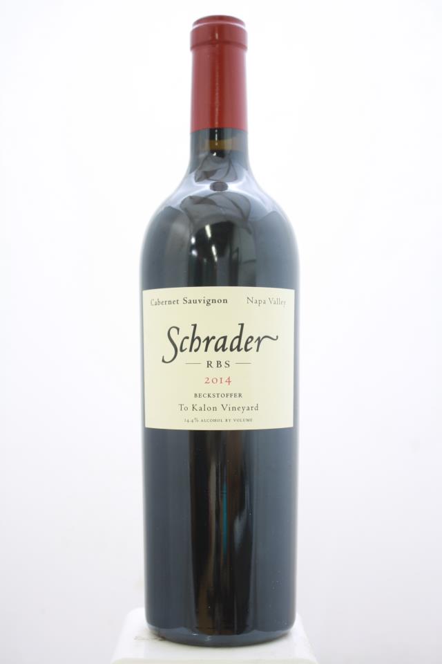 Schrader Cabernet Sauvignon Beckstoffer To Kalon Vineyard RBS 2014