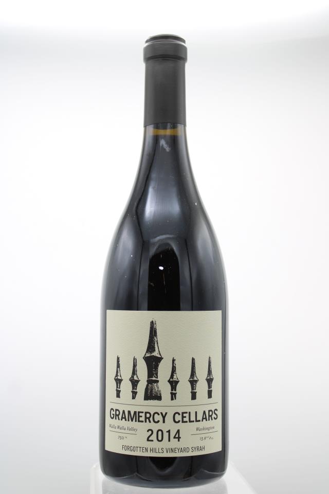 Gramercy Cellars Syrah Forgotten Hills Vineyard 2014