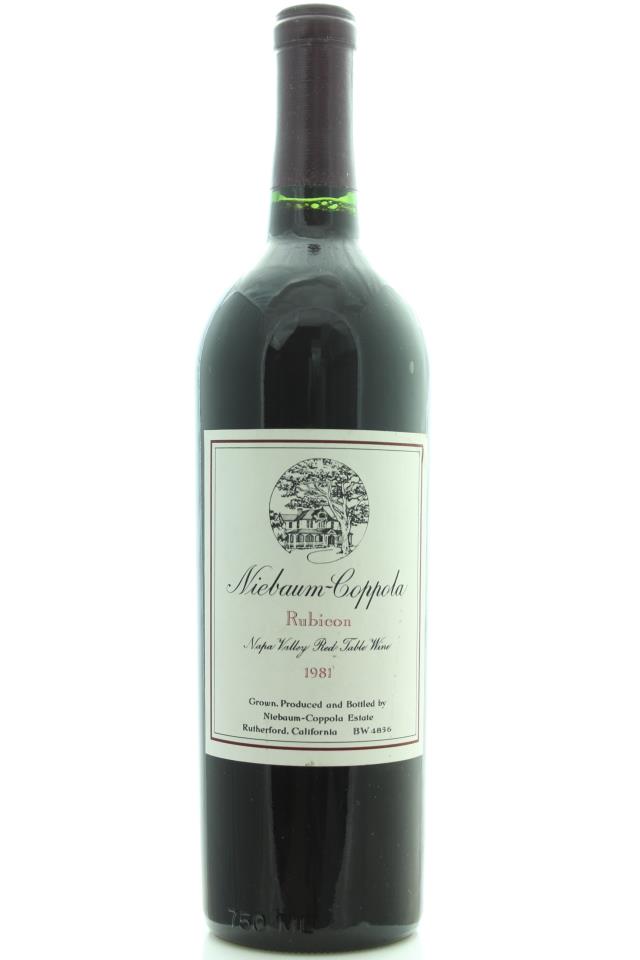 Niebaum-Coppola Rubicon 1981