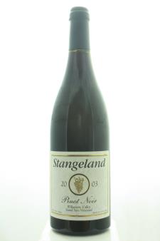 Stangeland Pinot Noir Stand Sure Vineyard 2003