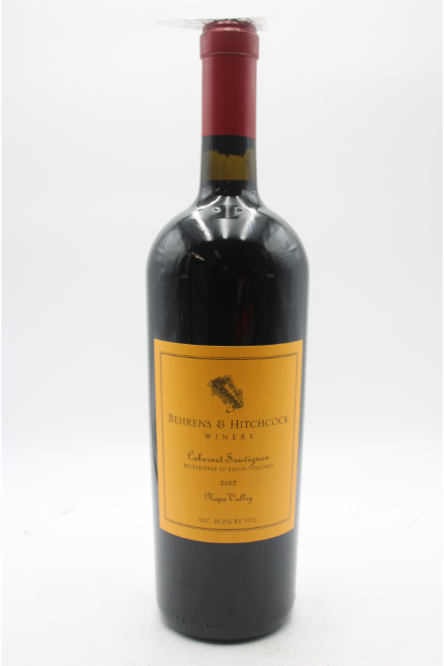 Behrens & Hitchcock Cabernet Sauvignon Beckstoffer To Kalon Vineyard 2002