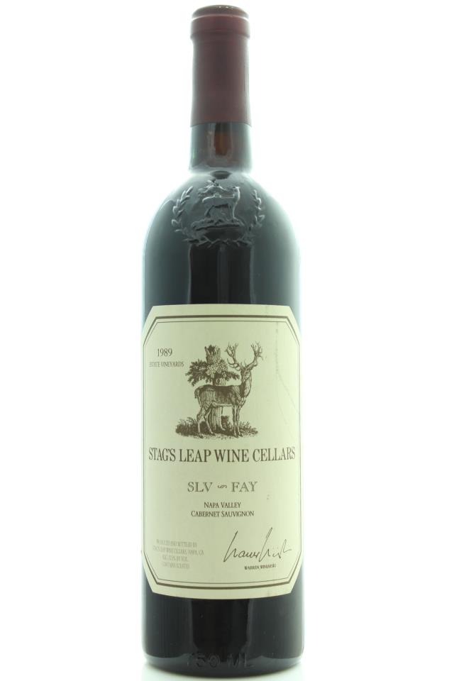 Stag's Leap Wine Cellars Cabernet Sauvignon SLV & Fay Vineyards 1989
