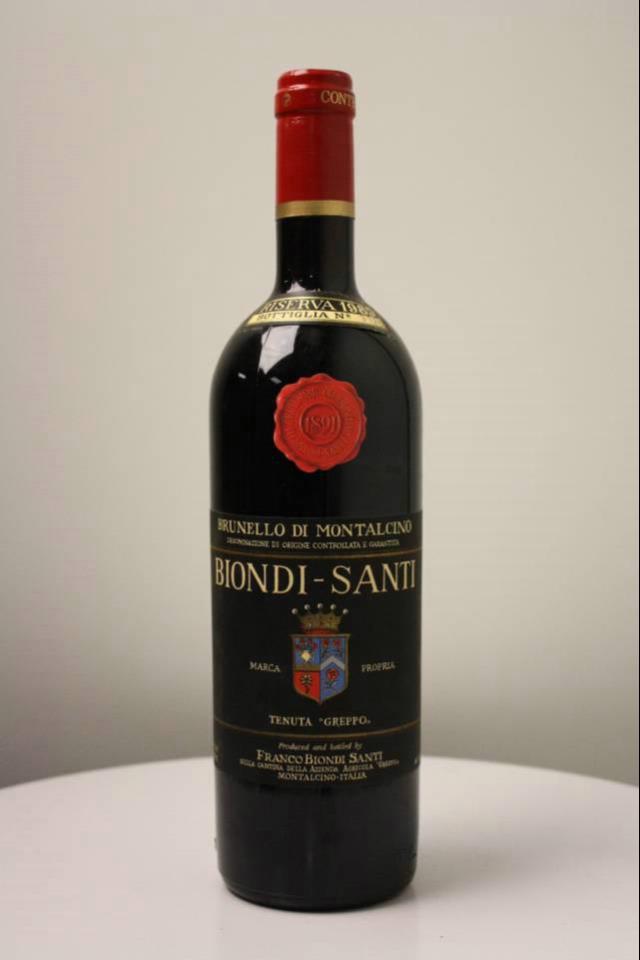 Biondi Santi Brunello di Montalcino Riserva Il Greppo 1985
