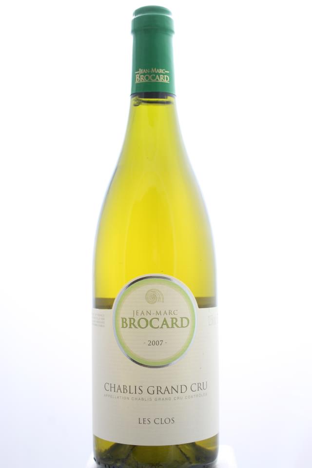 Jean-Marc Brocard Chablis Les Clos 2007