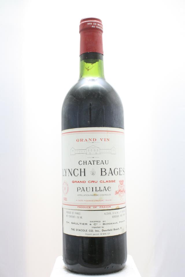 Lynch-Bages 1981