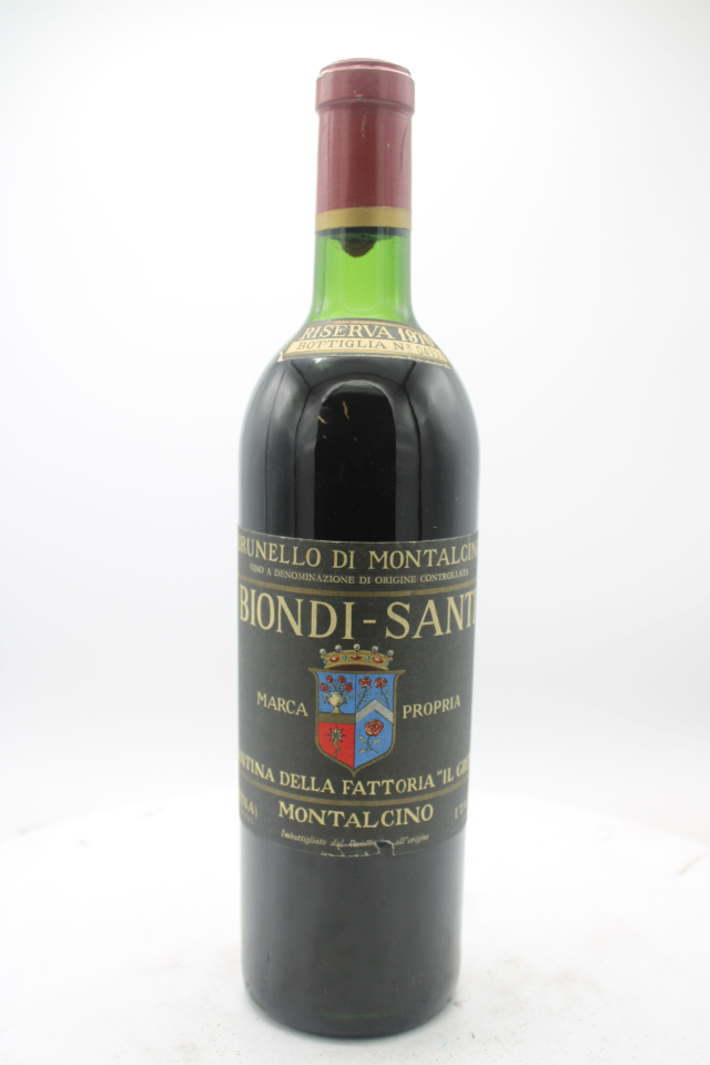 Biondi Santi Brunello di Montalcino Riserva Il Greppo 1970