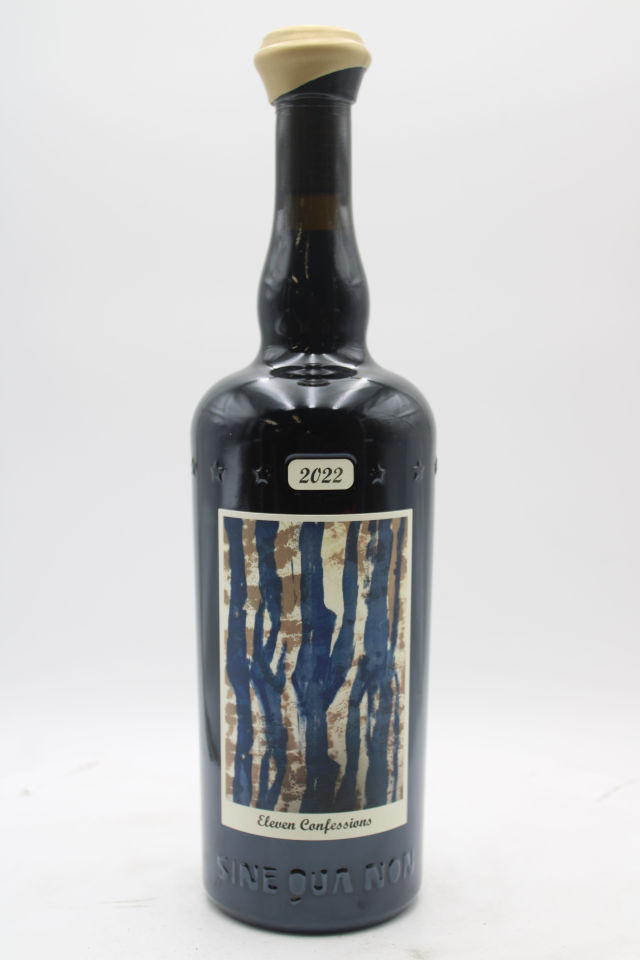 Sine Qua Non Syrah Estate Eleven Confessions Vineyard 2022