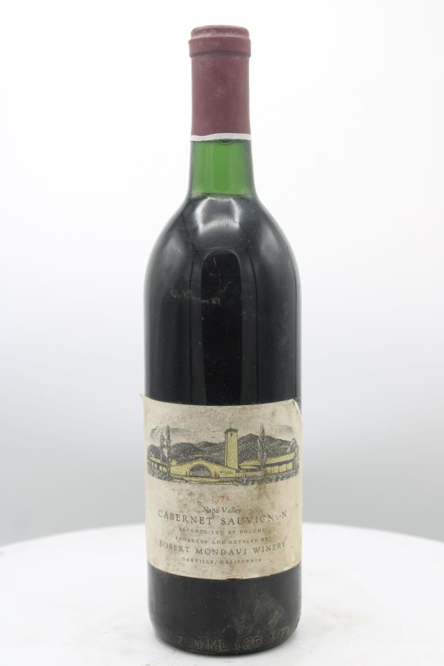 Robert Mondavi Cabernet Sauvignon Napa Valley 1974