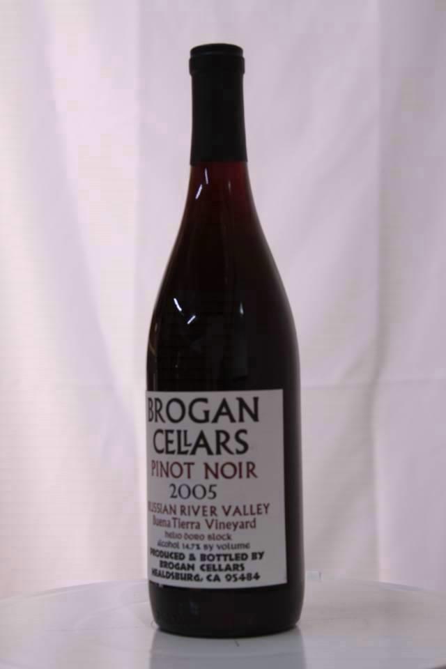 Brogan Cellars Pinot Noir Buena Tierra Vineyard Helio Doro Block 2005