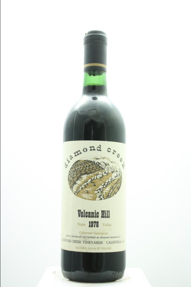 Diamond Creek Cabernet Sauvignon Estate Volcanic Hill 1978