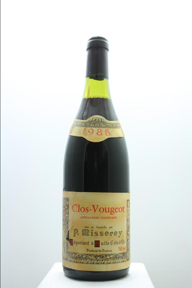P. Misserey Clos de Vougeot 1985