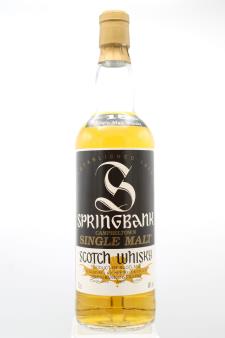 J & A Mitchell & Co (Springbank) Campbeltown Single Malt Scotch Whisky 15-Years-Old NV