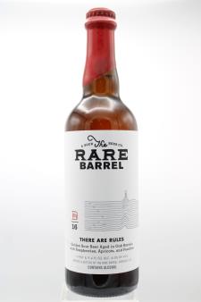 The Rare Barrel There Are Rules Golden Sour Beer Aged In Oak Barrels With Raspberries Apricots and Peaches 2016