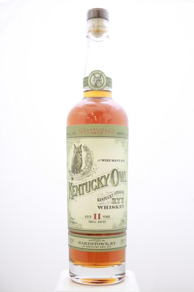 Kentucky Owl Kentucky Straight Rye Whiskey The Wise Man's Rye Small Batch #2 11-Years-Old NV