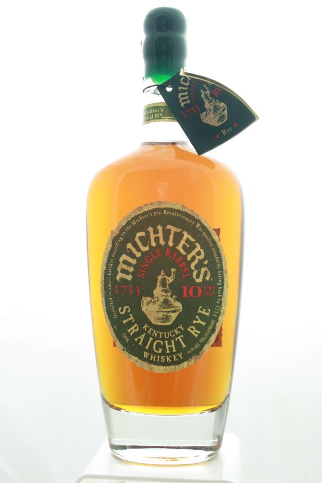 Mitcher's Single Barrel Kentucky Straight Rye Whiskey 10-Year-Old NV