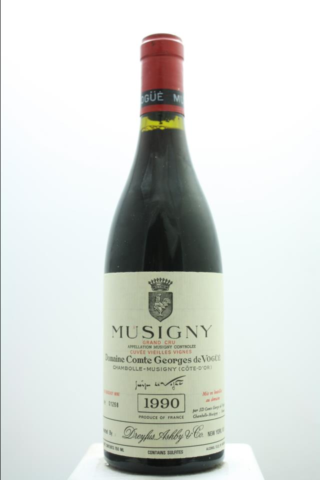 Comte Georges de Vogüé Musigny Cuvée Vieilles Vignes 1990