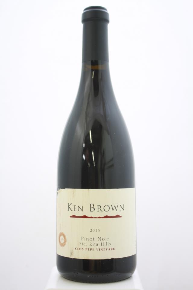 Ken Brown Pinot Noir Clos Pepe Vineyard 2013