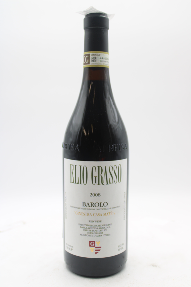 Elio Grasso Barolo Ginestra Casa Mate 2008