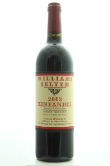 Williams Selyem Zinfandel Feeney Vineyard 2002