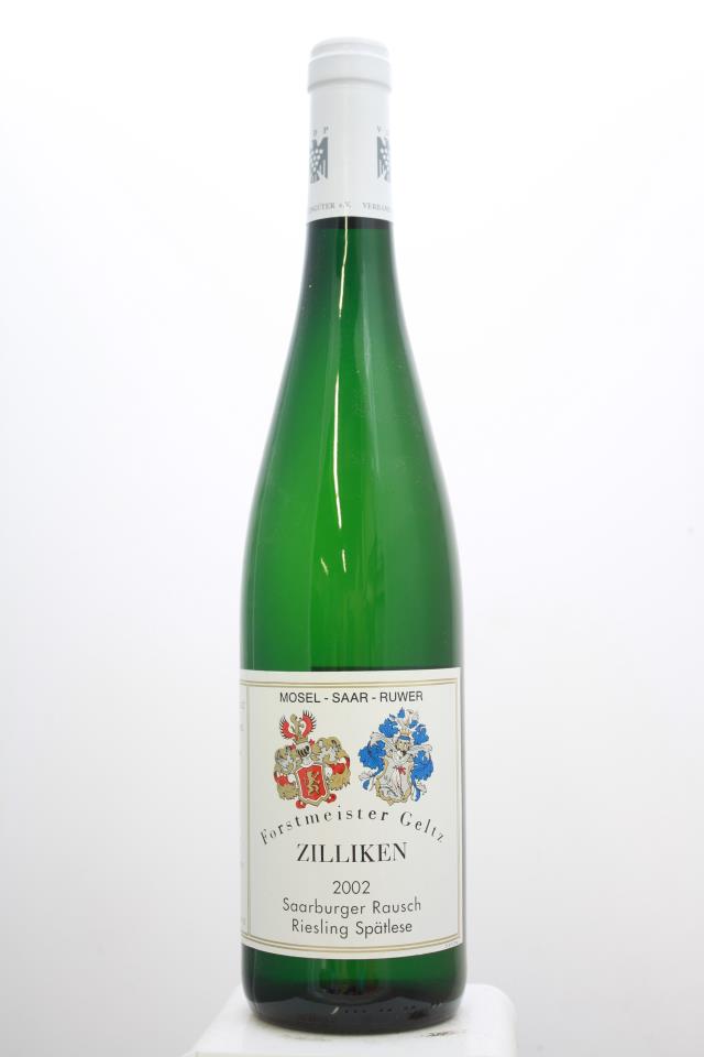 Forstmeister Geltz Zilliken Saarburger Rausch Riesling Spatlese #06 2002