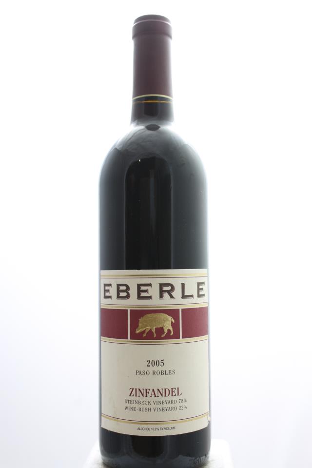 Eberle Winery Zinfandel Steinbeck Vineyard / Wine-Bush Vineyard 2005