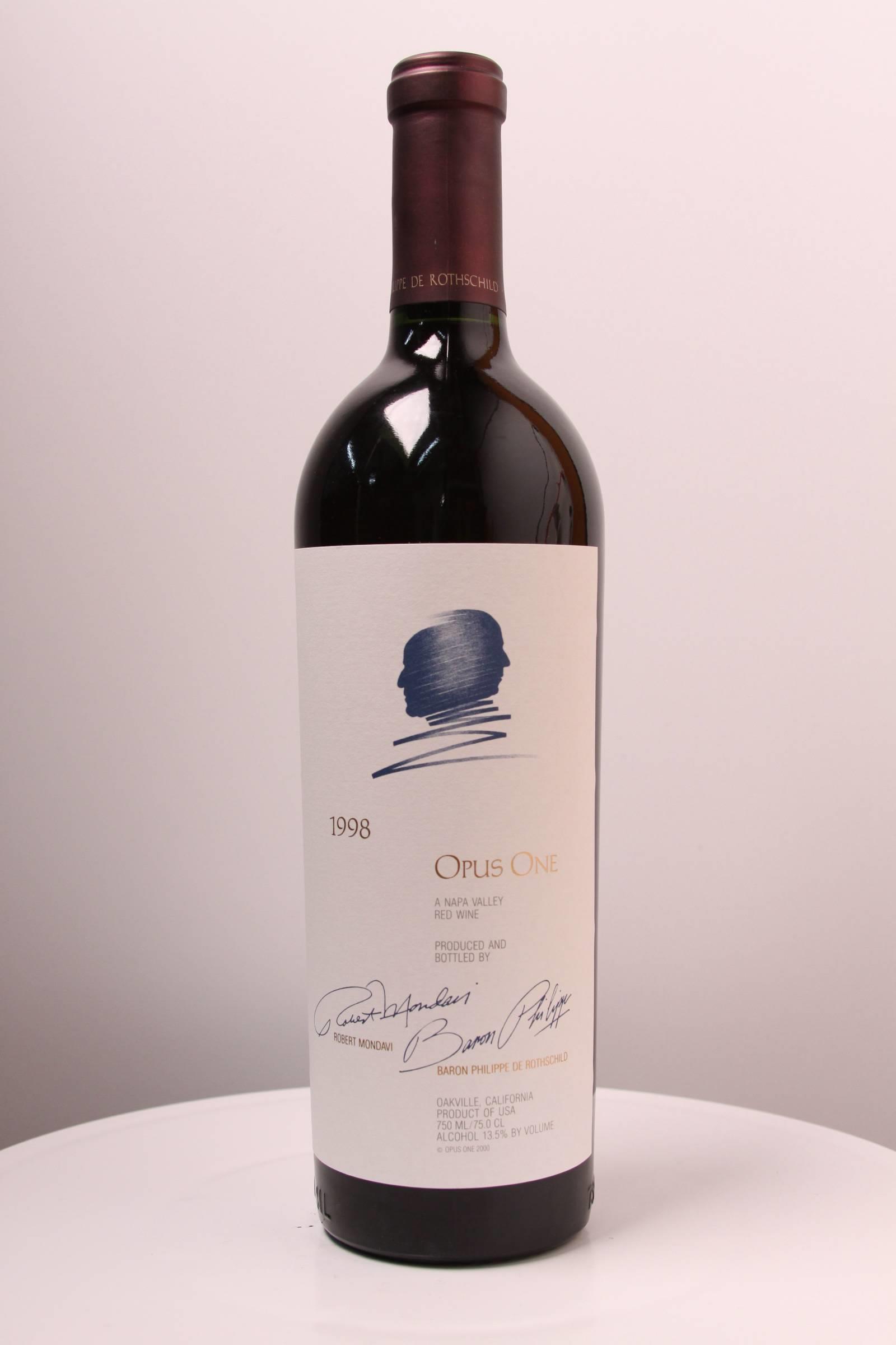 Spectrum Wine Auctions - Lot #808 - Opus One 1998