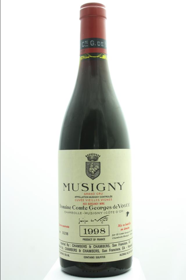 Comte Georges de Vogüé Musigny Cuvée Vieilles Vignes 1998