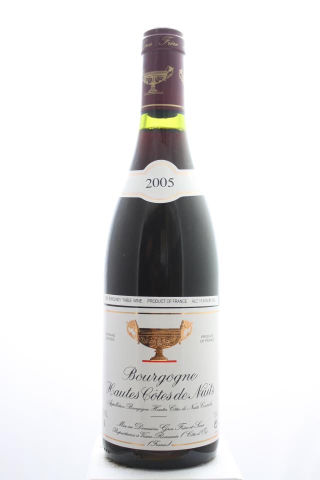 Gros Frère et Sœur Bourgogne Hautes Côtes de Nuits Rouge 2005