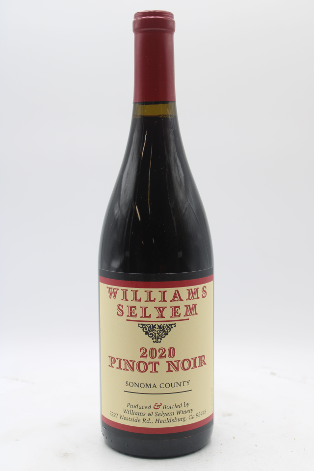 Williams Selyem Pinot Noir Sonoma County 2020