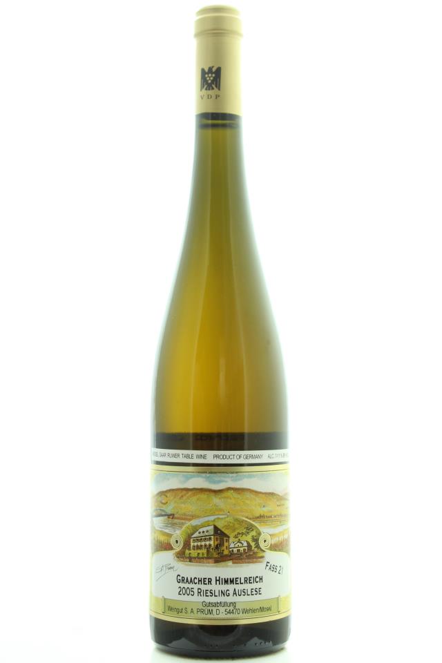 S.A. Prüm Graacher Himmelreich Riesling Auslese #21 2005