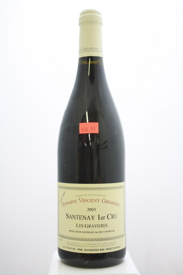Domaine Vincent Girardin Santenay Les Gravieres Vieilles Vignes 2005