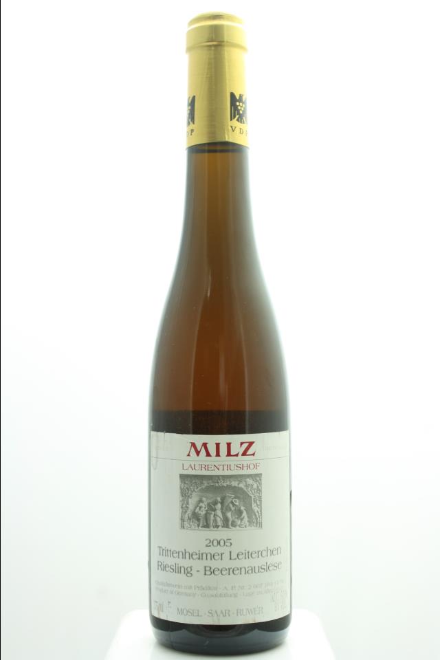 Milz Laurentiushof Trittenheimer Leiterchen Riesling Beerenauslese #14 2005
