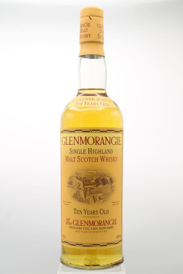 Glenmorangie Single Highland Malt Scotch Whisky Ten Years Old Handcrafted by the Sixteen Men of Tain NV