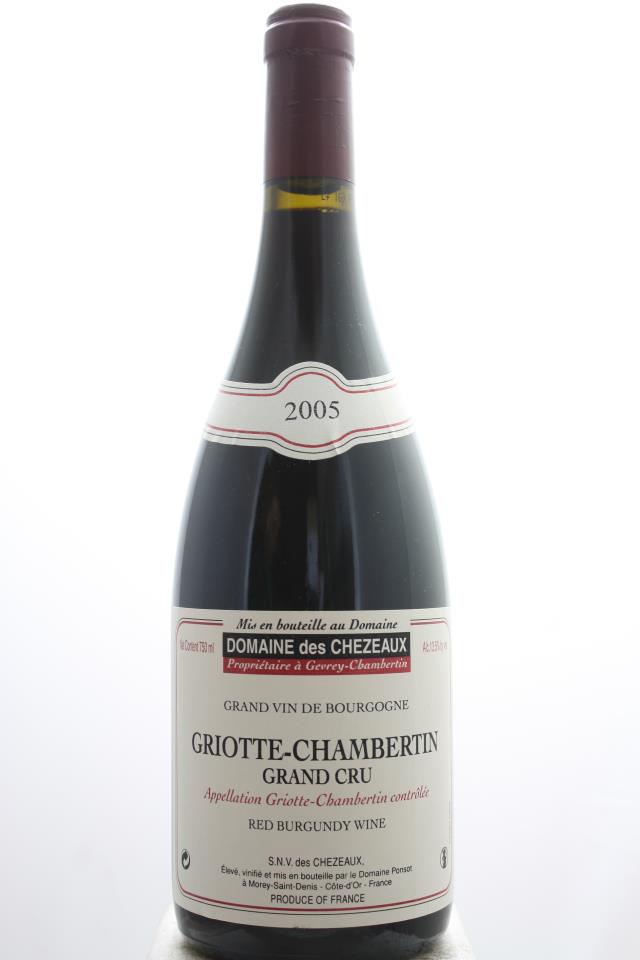 Domaine Ponsot (Domaine des Chézeaux) Griotte-Chambertin 2005
