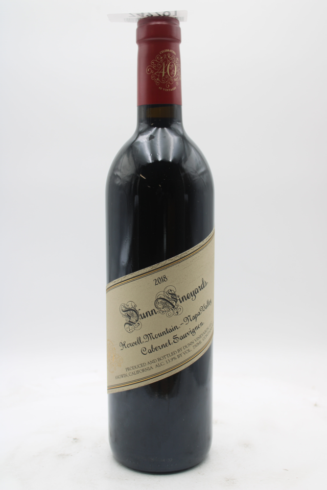 Dunn Cabernet Sauvignon Howell Mountain 2018