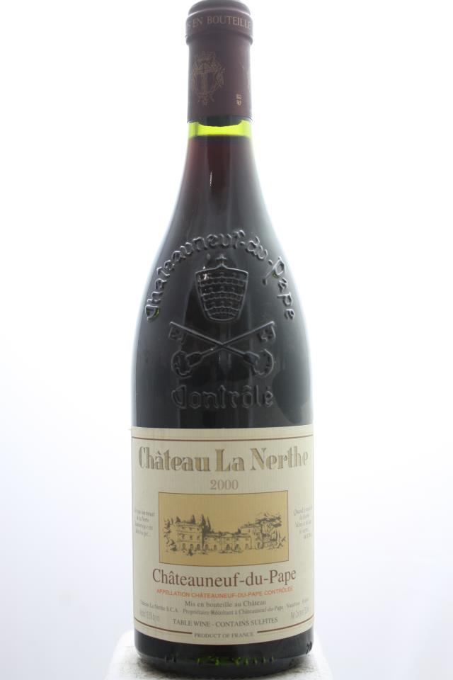 Château La Nerthe Châteauneuf-du-Pape 2000