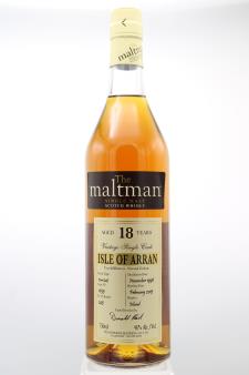 The Maltman Single Malt Scotch Whisky Isle Of Arran Vintage Single Cask Aged-18-Years 1996