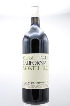 Ridge Vineyards Cabernet Sauvignon Monte Bello 2000