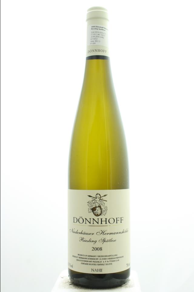 Dönnhoff Niederhäuser Hermannshöhle Riesling Spätlese #12 2008