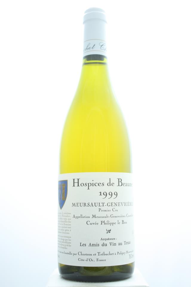 Chartron & Trébuchet Meursault-Genevrières 1er Cru Hospices de Beaune Cuvée Philippe de Bon 1999