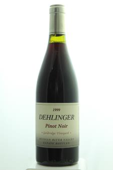 Dehlinger Pinot Noir Estate Goldridge Vineyard 1999