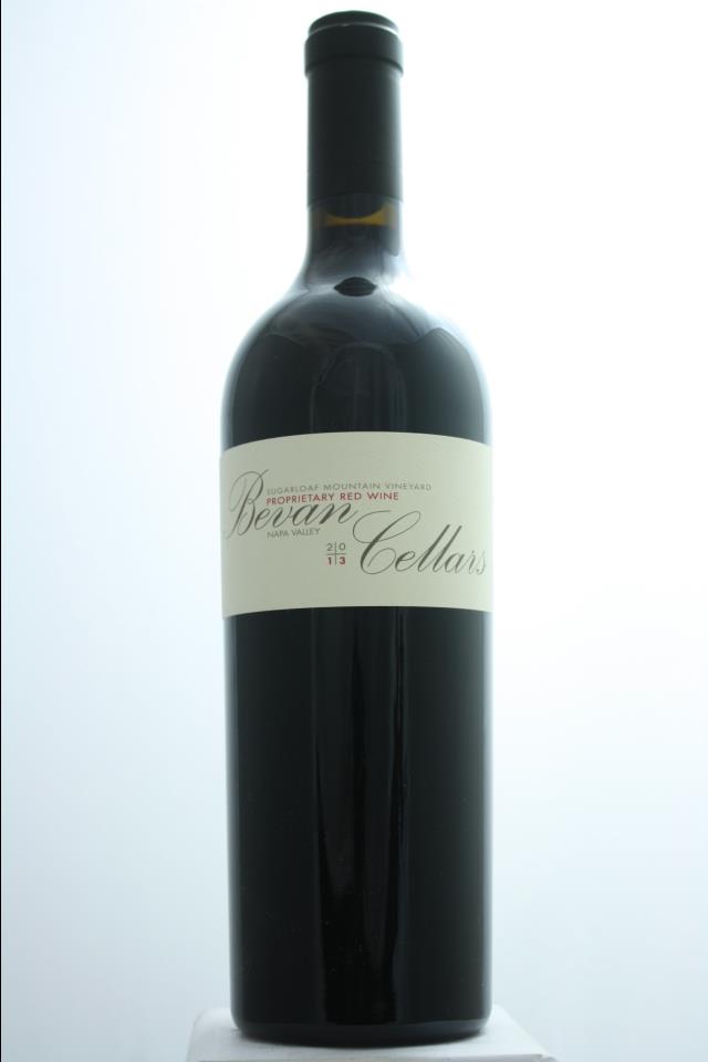 Bevan Cellars Sugarloaf Mountain Vineyard 2013