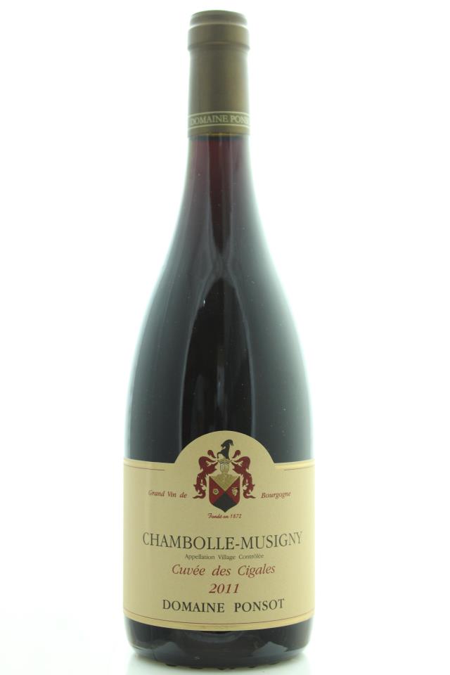Domaine Ponsot Chambolle-Musigny Cuvée des Cigales 2011