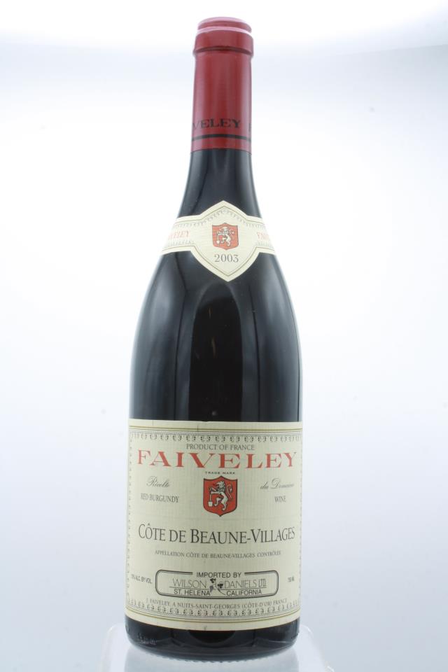Faiveley Cote De Beaune Villages 2003