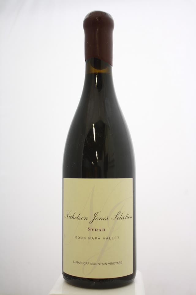 Nicholson Jones Selection Syrah Sugarloaf Mountain Vineyard 2009