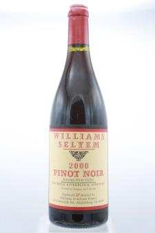 Williams Selyem Pinot Noir Rochioli Riverblock Vineyard 2000