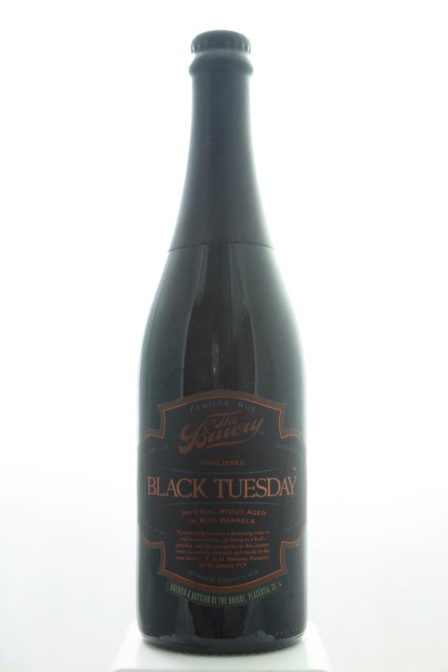 The Bruery Black Tuesday Imperial Stout Aged in Rum Barrels 2014