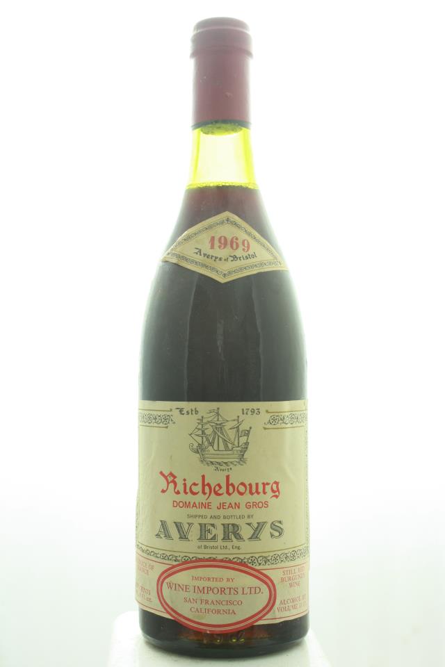 Domaine Jean Gros (Avery's of Bristol Bottling) Richebourg 1969