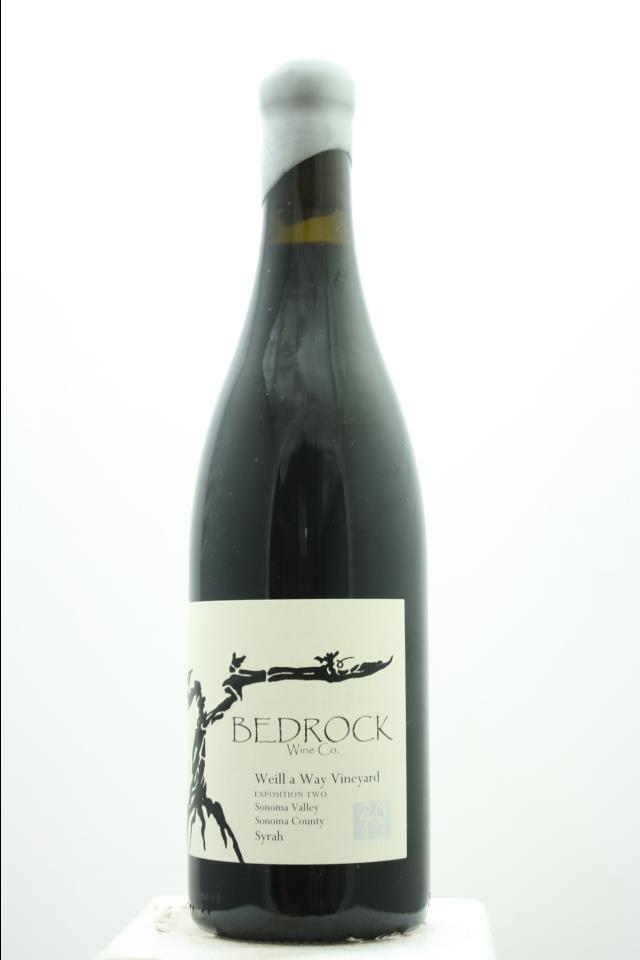 Bedrock Syrah Weill a Way Vineyard Exposition Two 2013